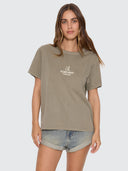 THRILLS RISEN RELAXED TEE - OLIVE