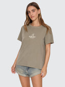 THRILLS RISEN RELAXED TEE - OLIVE