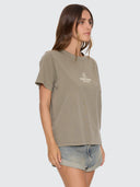 THRILLS RISEN RELAXED TEE - OLIVE