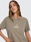 THRILLS RISEN RELAXED TEE - OLIVE