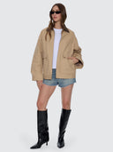 THRILLS ROBBIE CHORE JACKET - CAMEL