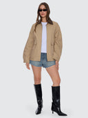 THRILLS ROBBIE CHORE JACKET - CAMEL