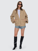 THRILLS ROBBIE CHORE JACKET - CAMEL