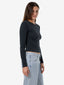 THRILLS RYDEN MICRO RIB TOP - SHADOW