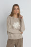 RHYTHM SANCTUARY CREW NECK KNIT JUMPER - TAUPE