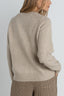 RHYTHM SANCTUARY CREW NECK KNIT JUMPER - TAUPE