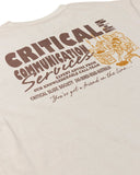 CRITICAL SLIDE SERVICE TEE - ECRU