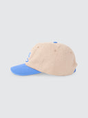 WORSHIP SHADOW CHERUB 6 PANEL SHORT BRIM HAT - BLUE - TAN