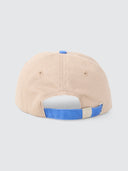 WORSHIP SHADOW CHERUB 6 PANEL SHORT BRIM HAT - BLUE - TAN