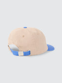 WORSHIP SHADOW CHERUB 6 PANEL SHORT BRIM HAT - BLUE - TAN