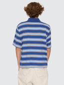 WORSHIP SHADOW CHERUB SHORT SLEEVE GOLF POLO - BLUE