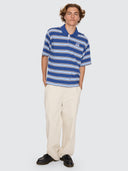 WORSHIP SHADOW CHERUB SHORT SLEEVE GOLF POLO - BLUE