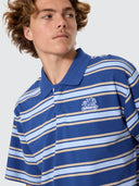 WORSHIP SHADOW CHERUB SHORT SLEEVE GOLF POLO - BLUE