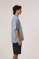 THRILLS SHADOWLESS OVERSIZE FIT TEE - SMOG