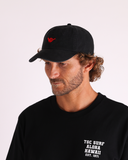 T&C SHAKKA ALOHA DAD CAP- WASHED BLACK