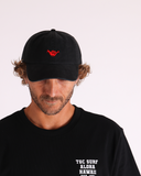 T&C SHAKKA ALOHA DAD CAP- WASHED BLACK