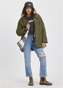 SISSTR JANE JACKET - DARK OLIVE