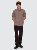 THRILLS SLACKER CORD CHINO PANT - POSTAL BROWN