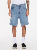 THRILLS SLACKER RELAXED DENIM SHORT - RUSTIC FADE