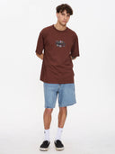 THRILLS SLACKER RELAXED DENIM SHORT - RUSTIC FADE