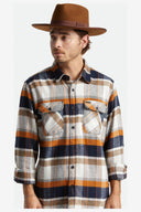 BRIXTON RENO FEDORA - COFFEE WORN WASH