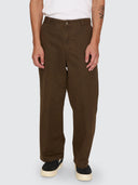 THRILLS STAGGER BIG SLACKER CROPPED PANT - POSTAL BROWN