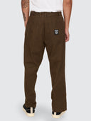 THRILLS STAGGER BIG SLACKER CROPPED PANT - POSTAL BROWN