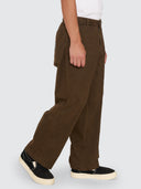 THRILLS STAGGER BIG SLACKER CROPPED PANT - POSTAL BROWN
