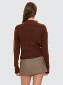 THRILLS STUDIO ISSUE KNIT SWEATER - BROWN