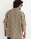 RHYTHM TANNER CHECK SS SHIRT - TOBACCO