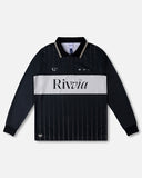 RIVVIA TEAM VV LS POLO - BLACK BONE