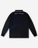 RIVVIA TEAM VV LS POLO - BLACK BONE