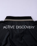 RIVVIA TEAM VV LS POLO - BLACK BONE