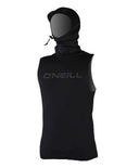 O'NEILL THERMO X VEST W/ NEO HOOD - BLACK