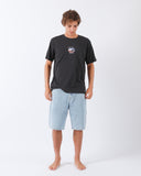 T&C THRIFT DENIM SHORT - BLEACHED BLUE