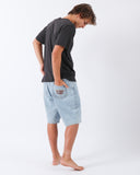 T&C THRIFT DENIM SHORT - BLEACHED BLUE