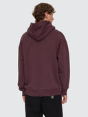 THRILLS MILITARY SLOUCH PULL ON HOOD - AUBERGINE