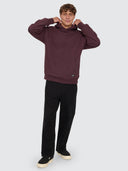 THRILLS MILITARY SLOUCH PULL ON HOOD - AUBERGINE