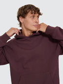 THRILLS MILITARY SLOUCH PULL ON HOOD - AUBERGINE