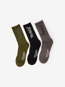 THRILLS WORKWEAR 3 PACK SOCK - MULTI