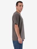 THRILLS WORKWEAR EMBRO MERCH FIT TEE - CHARCOAL ROSE