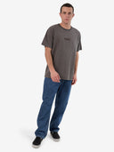 THRILLS WORKWEAR EMBRO MERCH FIT TEE - CHARCOAL ROSE