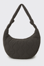 THRILLS NEVER MIND PADDED SHOULDER BAG - CHARCOAL