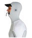 O'NEILL TRVLR LONG SLEEVE HOODED RASH VEST - COOL GREY/WHT