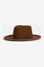 BRIXTON RENO FEDORA - COFFEE WORN WASH