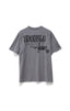 S-DOUBLE WORLD WIDE ROOTS TEE - STEEL GREY