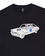 DEUS EX MACHINA 324 RALLYEYE TEE - BLACK