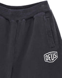SHIELD GARMENT DYED TRACK SHORT - BLACK