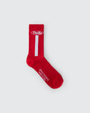 THRILLS VAL FOR THE WIN 3 PACK SOCK - WHITE - BLACK - SCARLET