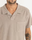 RHYTHM VINTAGE TERRY POLO - STONE